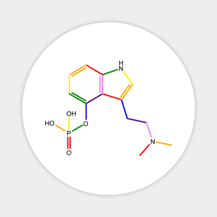 Psilocybin Rainbow Molecule Chemistry Magnet